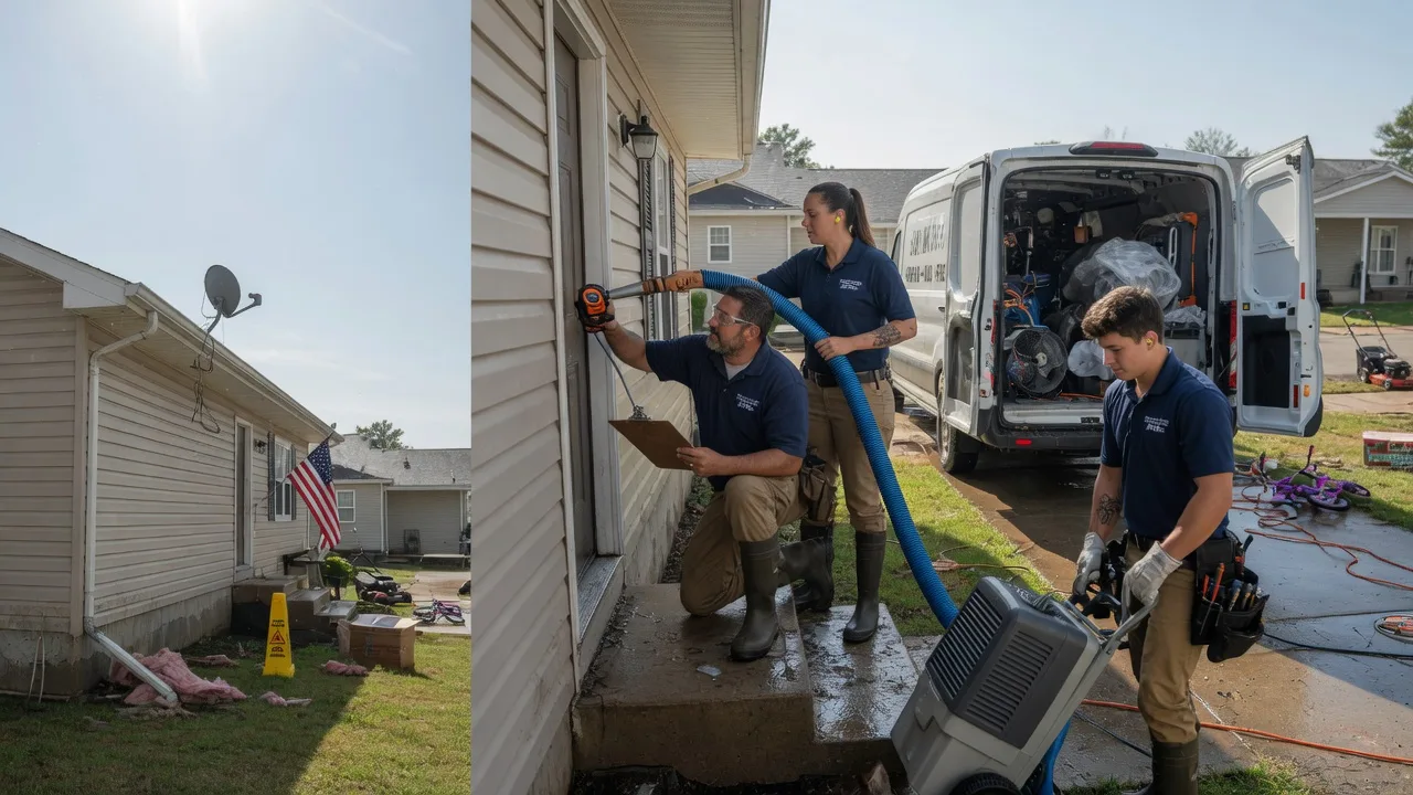 Ceiling Water Damage Restoration in Norwich, OH near me
